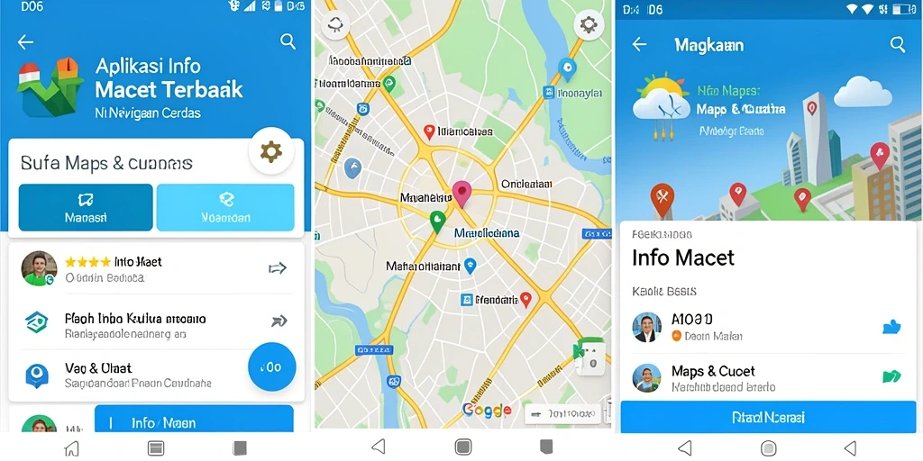 Antarmuka D06 menampilkan peta kemacetan yang jelas dan informatif.