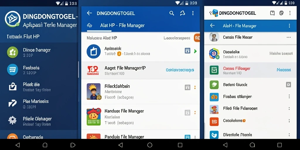 Antarmuka DINGDONGTOGEL menunjukkan kemudahan navigasi File Manager.