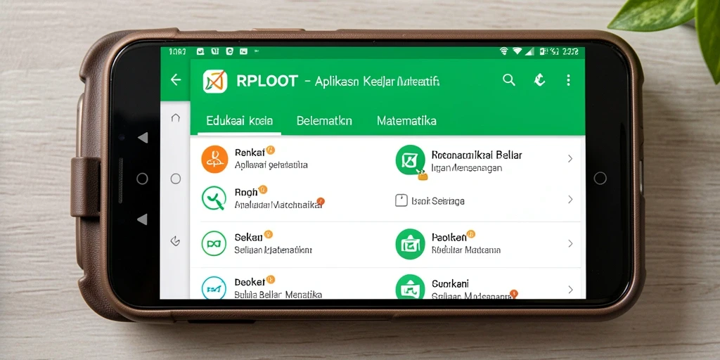 Tampilan antarmuka RPLOOT yang menarik dan interaktif.