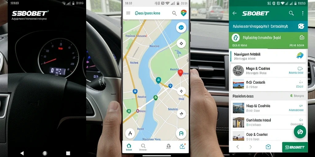 Antarmuka SBOBET menampilkan peta navigasi yang interaktif dan informatif.