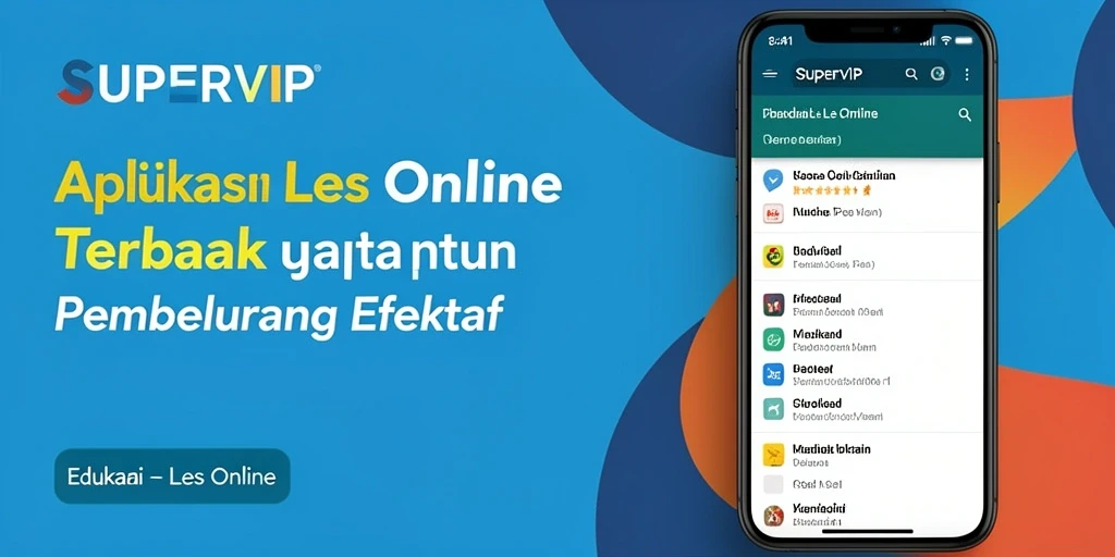 Tampilan antarmuka pengguna SUPERVIP yang interaktif dan menarik.